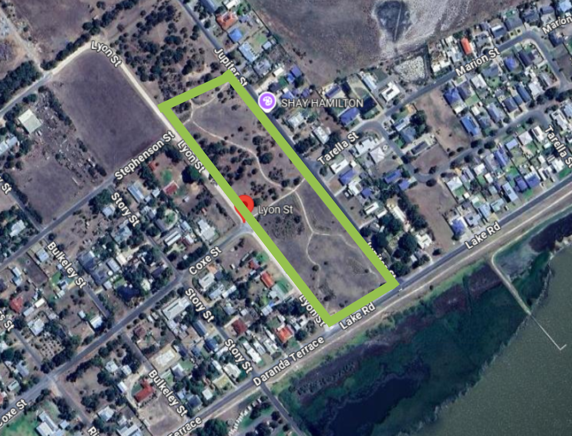 Jupiter Lyons Reserve, Milang, the site of the biodiversity planting project.