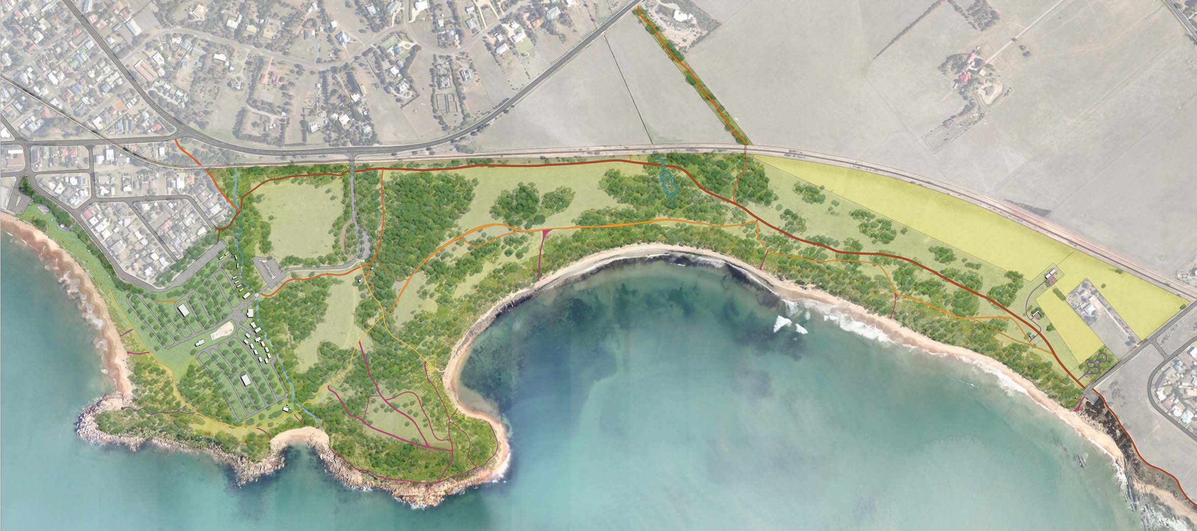 Illustration image of the reserve and its zones